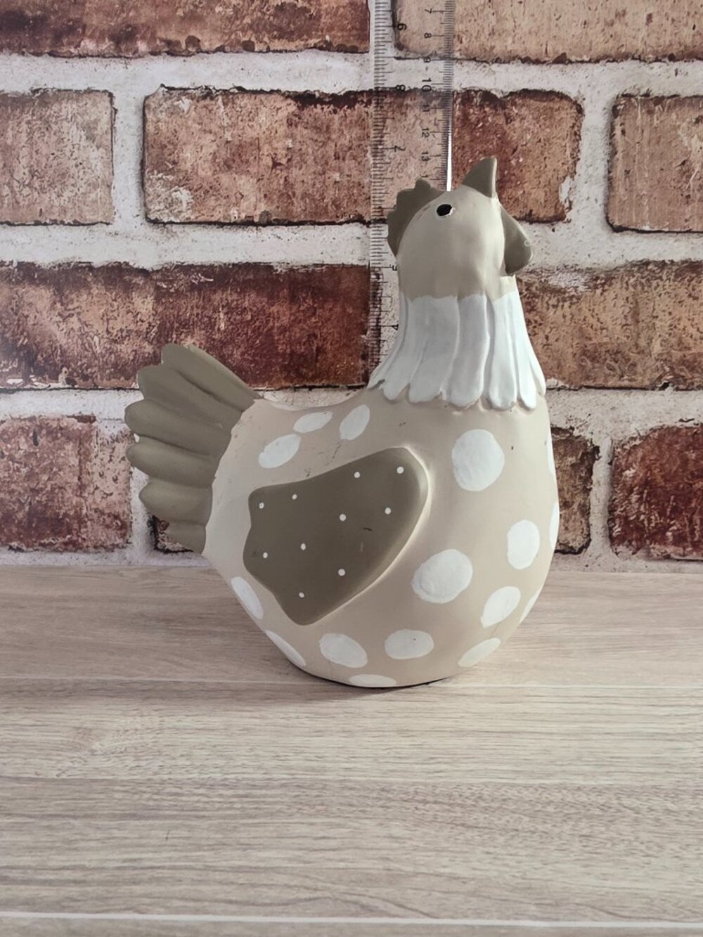 Hobby Lobby Farmhouse Neutral Hen Figurine 6.5" #2328367 NWT!